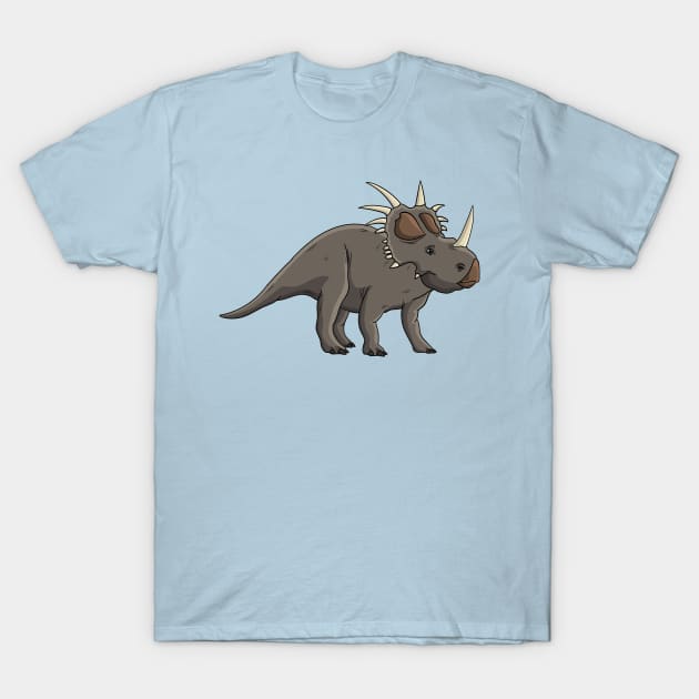 Styracosaurus cartoon illustration T-Shirt by Cartoons of fun